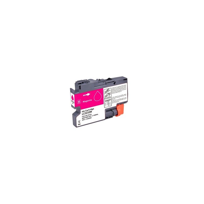 Cartucho uprint compatible BROTHER LC3233M MAGENTA