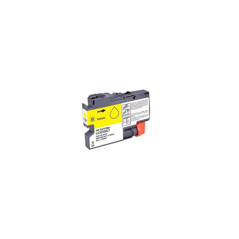 Cartucho uprint compatible BROTHER LC3233Y AMARILLO