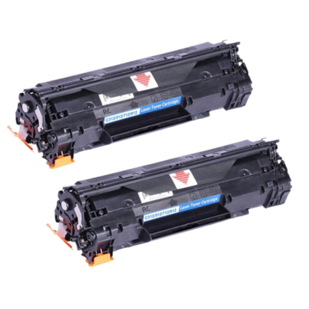 Pack toner compatible Canon 726 Noir Lot de 2