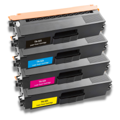 Pack de 4 Toners compatible BROTHER TN-325