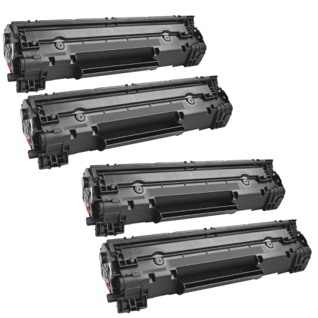 Pack de 4 Toners compatibles CANON 713 noir