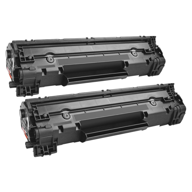 Pack de 2 Toners compatibles CANON 712 noir