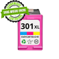 Cartucho compatible HP 301XL CL couleur - SANS NIVEAU ENCRE Cartucho compatible HP 301XL CL couleur - SANS NIVEAU ENCRE
