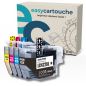 Pack de 4 cartuchos compatibles BROTHER LC-422XL