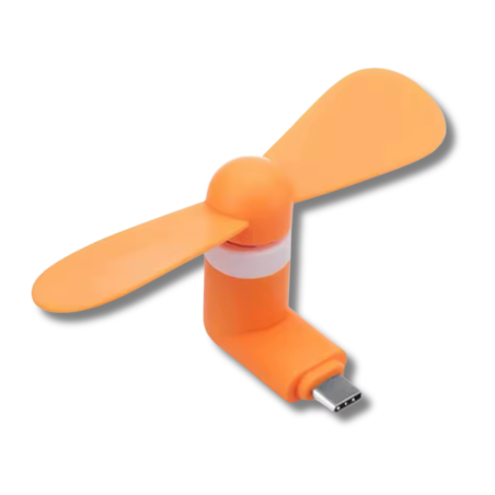Mini ventilador USB smartphone android e ios - portátil