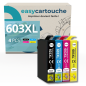 Pack de 4 cartuchos compatibles EPSON 603XL Pack de 4 cartuchos compatibles EPSON 603XL