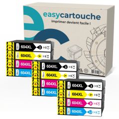 Pack compatible avec EPSON 604XL, 12 cartouches