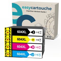 Pack 4 cartouches compatible EPSON 604XL