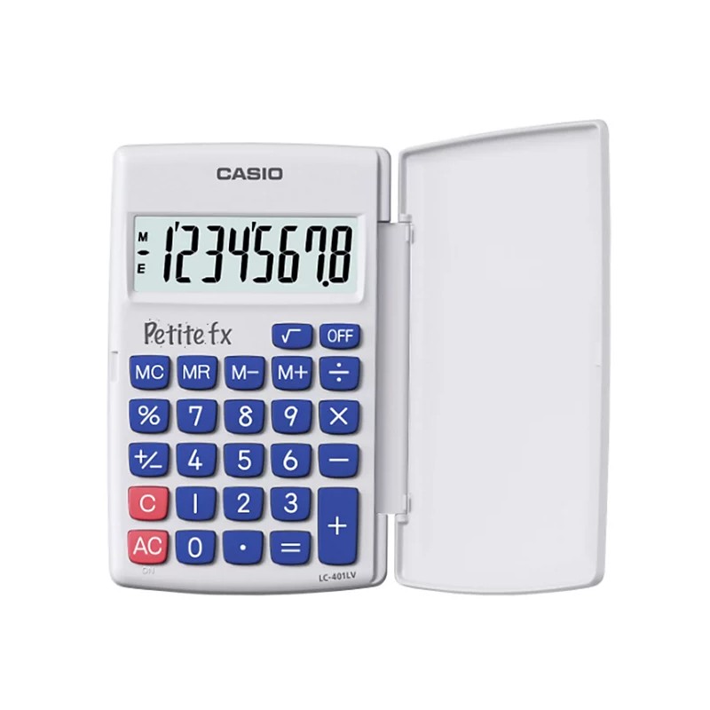 Casio Calculatrice Petite FX spéciale classe CP à CE2 - Blanc