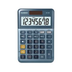 Calculatrice casio bureau ms80e gran ecran 8 chiffres couleur bleu