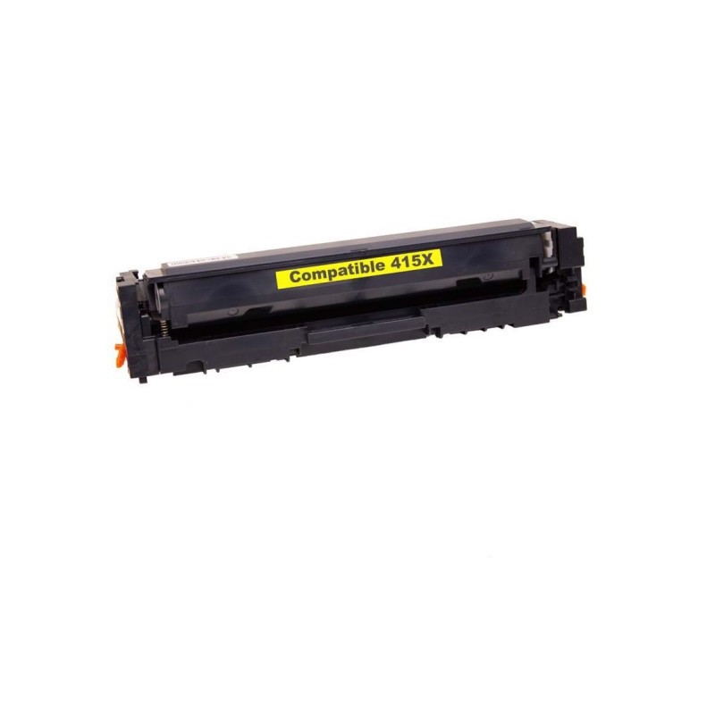 Tóner compatible HP 415X amarillo - reemplaza W2032X