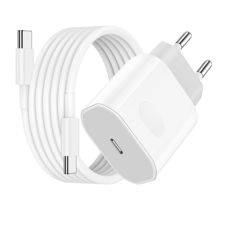 CHARGEUR USBC 35 W - PRISE + CABLE USB-C 35W