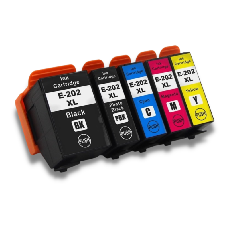 Pack 5 cartouches compatibles EPSON 202XL Pack 5 cartouches compatibles EPSON 202XL