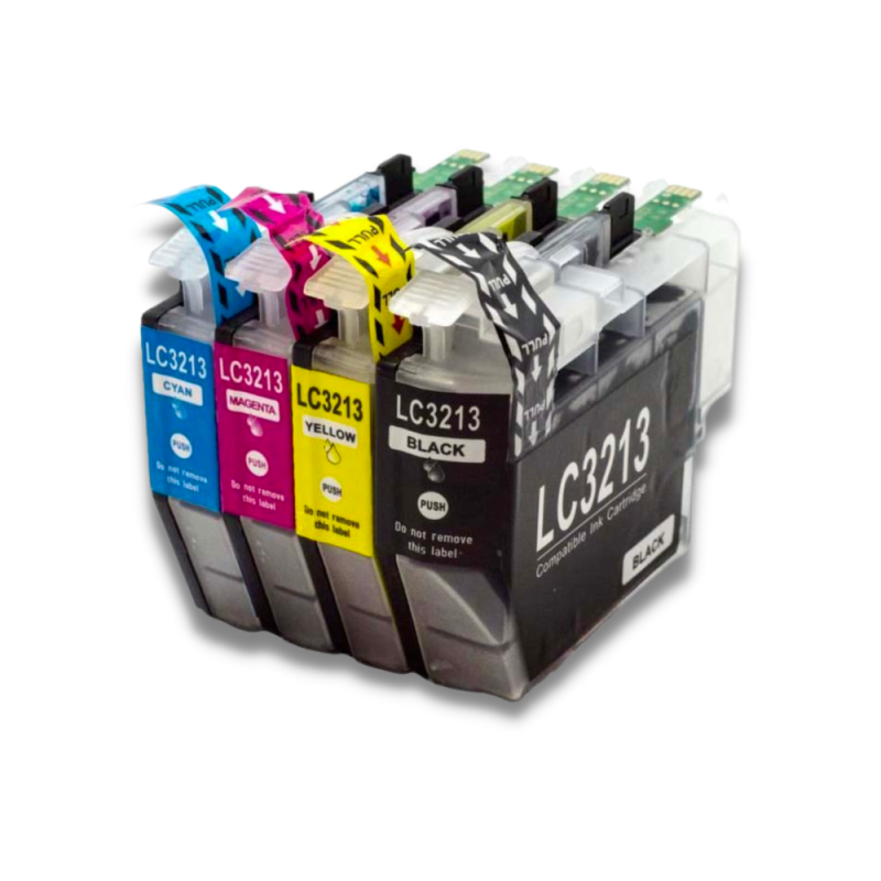 Pack 4 Cartouches compatibles BROTHER LC-3213 Pack 4 Cartouches compatibles BROTHER LC-3213