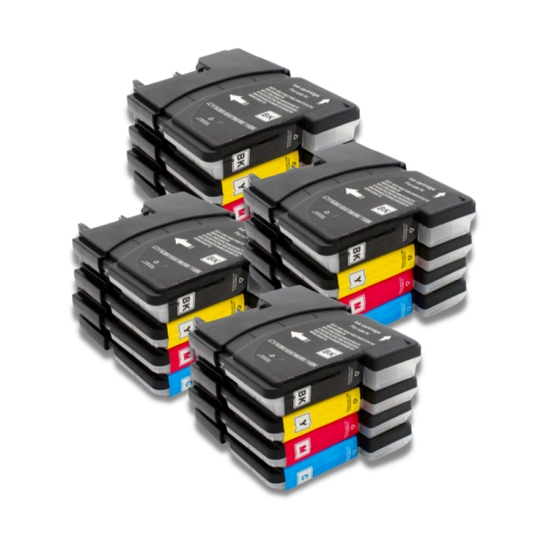 Pack 16 cartouches compatibles BROTHER LC1100 Pack 16 cartouches compatibles BROTHER LC1100