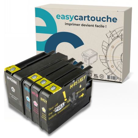 Pack 4 cartouches compatibles HP 950XL/951XL