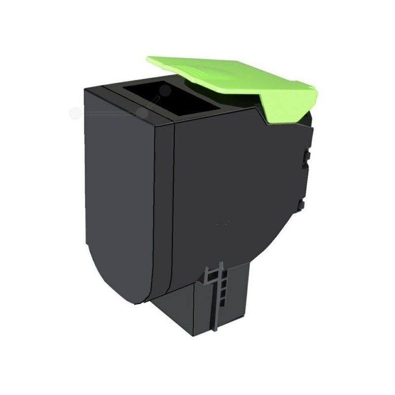 Tóner compatible LEXMARK CX310/CX410/CX510 (802SK) negro