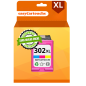 Cartouche compatible HP 302XL CL - SANS NIVEAU ENCRE Cartouche compatible HP 302XL CL - SANS NIVEAU ENCRE
