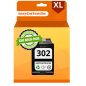 Cartucho compatible HP 302 BK negro - SIN NIVEL DE TINTA