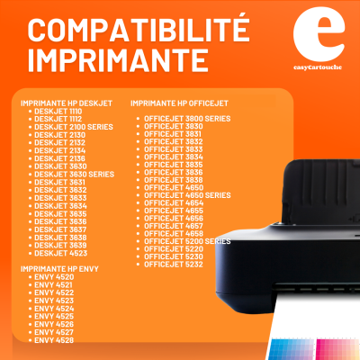 HP 302 BK negro compatible | cartucho económico y fiable