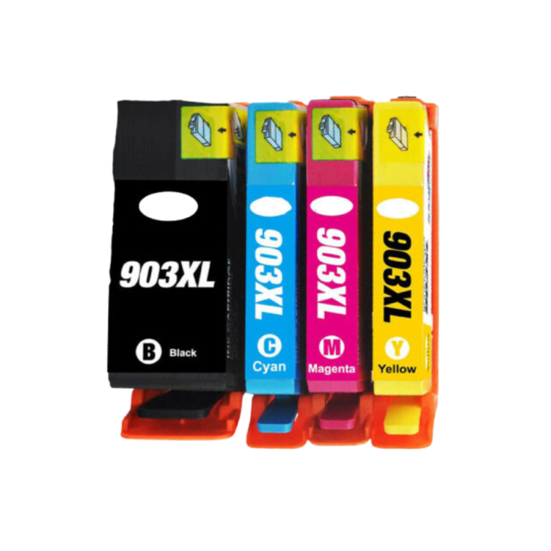 Pack 4 cartouches compatibles HP 903XL Pack 4 cartouches compatibles HP 903XL