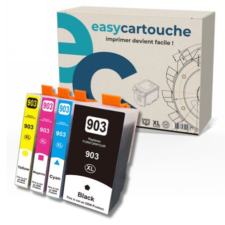 HP 903XL pack 4 cartuchos compatibles - ahorra en impresión