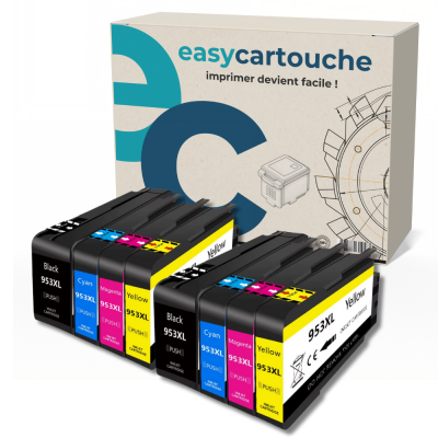 Pack 8 Cartouches compatible avec HP 953XL