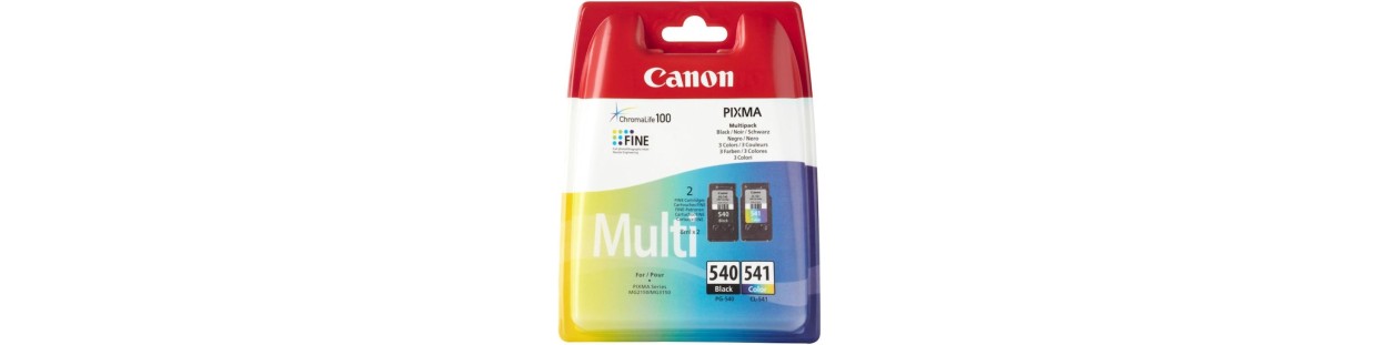 Cartuchos Canon 540 y 541 XL baratos – PG-540 / CL-541 compatibles
