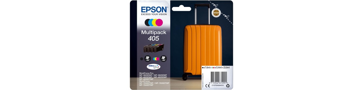 Cartouches d'encre compatibles EPSON 405 - Valise | EasyCartouche