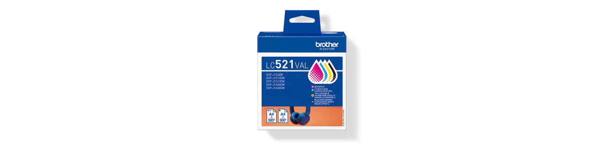 CARTOUCHE JET D'ENCRE BROTHER LC521 - Qualité supérieure et abordables