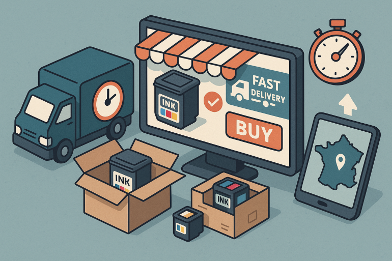 Quels sites offrent une livraison rapide de cartouches d’encre compatibles ?
