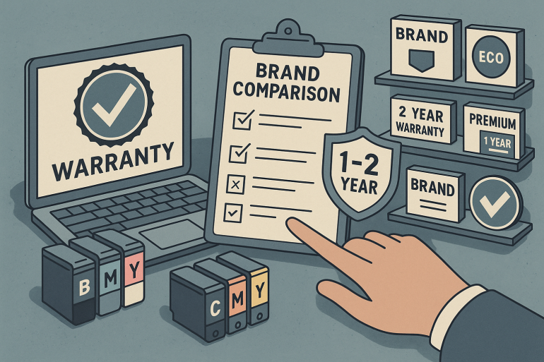 Quelles marques offrent les meilleures garanties sur les cartouches d’encre compatibles ?