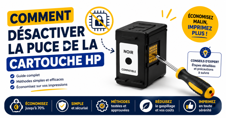 Comment désactiver la puce de la cartouche HP