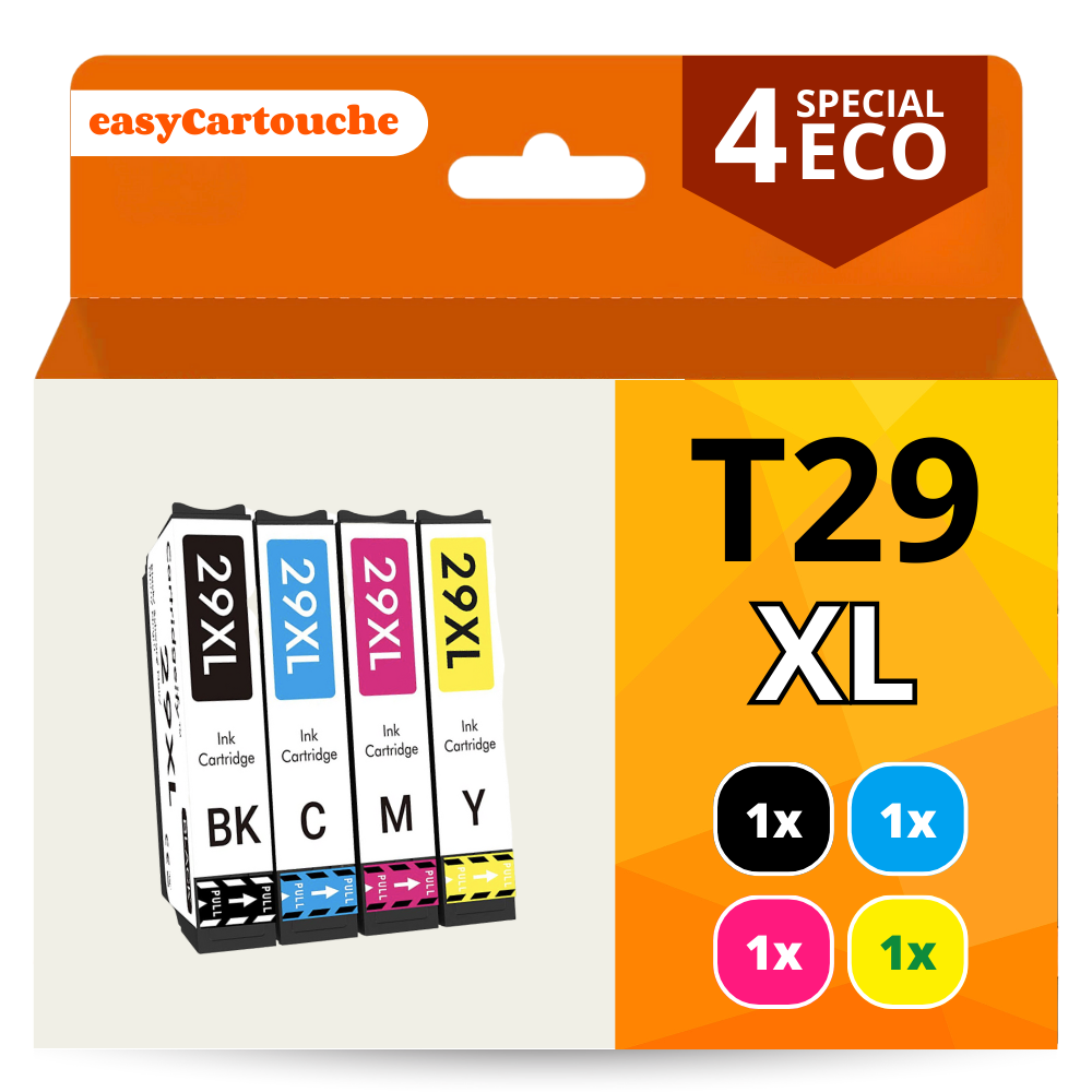 Pack 4 Cartouches compatibles EPSON T29XL Pack de 4 cartouches