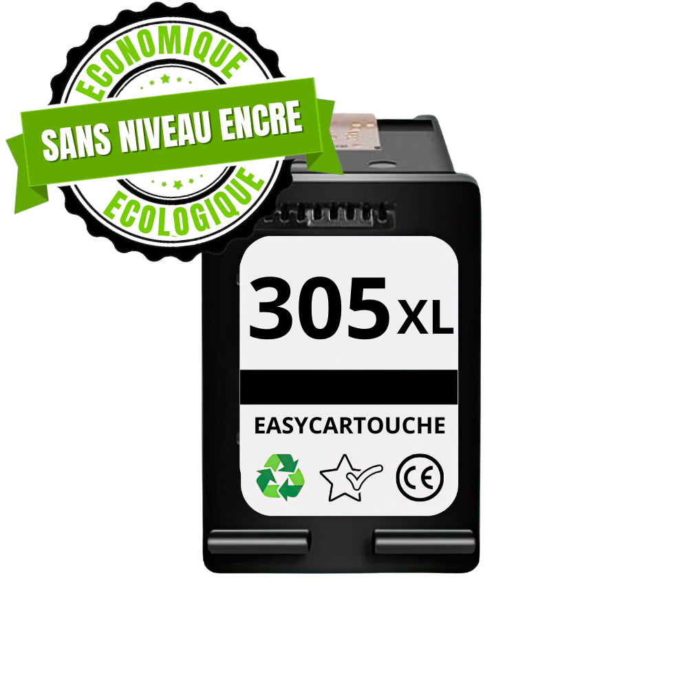 Cartouche compatible HP 305XL noir - SANS NIVEAU ENCRE Cartouche
